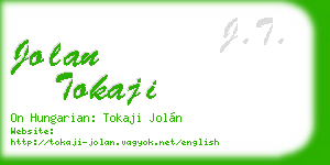 jolan tokaji business card